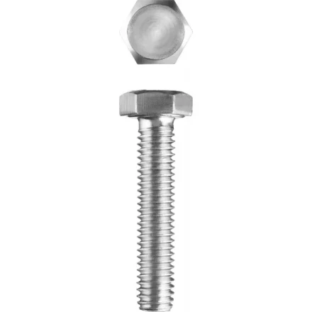 Болт ЗУБР "МАСТЕР" с шестигранной головкой, ГОСТ 7798-70, класс прочности 5.8, оцинкованный, M20x90мм, 5кг 303080-20-090 купить в Нижневартовске