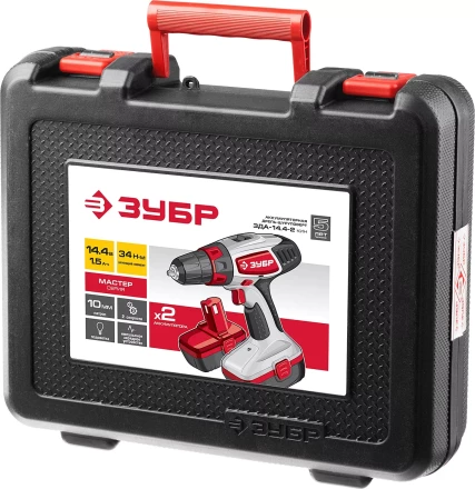 Дрель-шуруповерт 2 АКБ ЗДА-14.4-2 КИН серия МАСТЕР купить в Нижневартовске