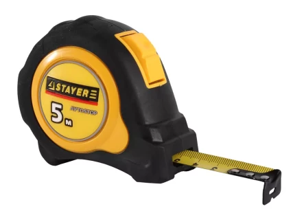 Рулетка STAYER "MASTER" "OMEGA" автостоп, обрезиненный корпус, 5мх19мм 3402-05-19_z01 купить в Нижневартовске