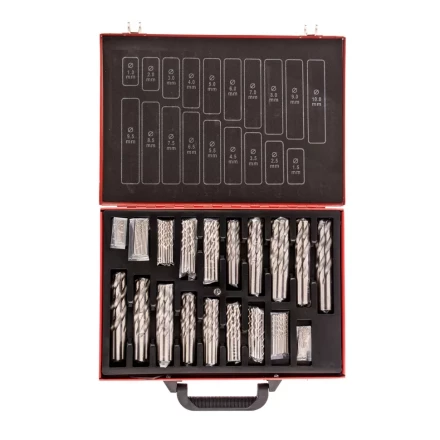 Набор сверл по металлу 1-10 мм 170 шт. HSS в металлическом кейсе Matrix 723170 купить в Нижневартовске