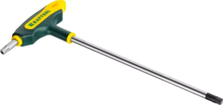 Набор KRAFTOOL Ключи "INDUSTRIE" имбусовые,Cr-Mo(S2),Т-образные,эргоном двухкомп рукоятка,TORX Hole 10-50,9 шт,в боксе 27455-H9 купить в Нижневартовске