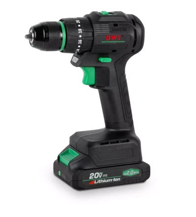 Бесщёточная аккумуляторная ударная дрель-шуруповёрт DWT ASBP-20 DNM-2 BMC купить в Нижневартовске