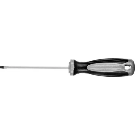 Отвертка MIRAX 25095-03-10, закаленный стержень, двухкомпонентная рукоятка, SL3x100мм 25095-03-10 купить в Нижневартовске