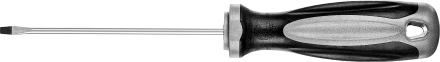 Отвертка MIRAX 25095-03-10, закаленный стержень, двухкомпонентная рукоятка, SL3x100мм 25095-03-10 купить в Нижневартовске