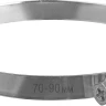 ЗУБР Х-9Н, 70 - 90 мм, накатная лента 9 мм, цинк, 25 шт, червячный хомут (37807-90) купить в Нижневартовске