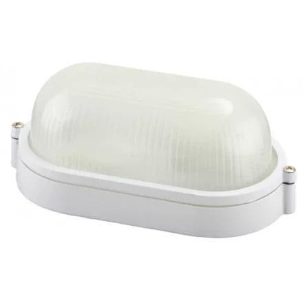 Светильник уличный СВЕТОЗАР влагозащищенный, овал, цвет белый, 60Вт SV-57201-W купить в Нижневартовске