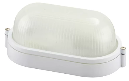 Светильник уличный СВЕТОЗАР влагозащищенный, овал, цвет белый, 60Вт SV-57201-W купить в Нижневартовске