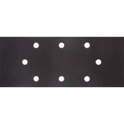 Лист шлиф. универсал. URAGAN &quot;Оптимален для мягких пород дерева&quot; 8 отверстий по линии, для ПШМ, P320, 93х230мм, 10шт 907-22102-320-10