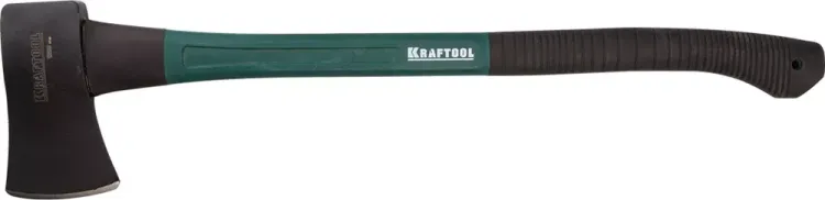 Топор KRAFTOOL "EXPERT" универс, для рубки и раскал древесины, с эргоном двухкомп фиберглас рукояткой, 700мм, 1,2кг 20651-12 купить в Нижневартовске
