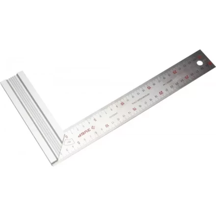 Угольник ЗУБР "ЭКСПЕРТ" столярный , усиленная алюминиевая рукоятка, нержавеющее полотно 37мм, длина 300мм 34394-30 купить в Нижневартовске