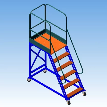 Лестница с площадкой УСЦ ЛСА-2000 купить в Нижневартовске