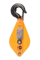Блок монтажный однорольный с  крюком TOR HQG(L) K1-3,2 т с откидной щекой (K) 1048149