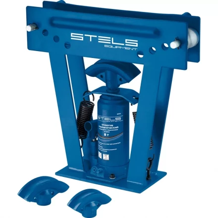 Трубогиб гидравлический 8 т в комплекте с башмаками 1/2–1 кейс STELS 18115 купить в Нижневартовске