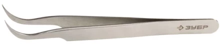 Пинцет ЗУБР д/электроники и точной механики, нерж. сталь, антимагнит, изогнутый, заостренные губки, 110мм 22211-3-110 купить в Нижневартовске
