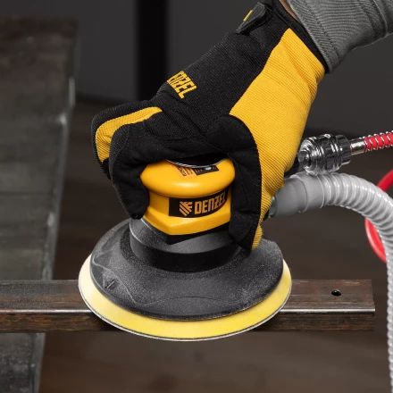 Эксцентриковая шлифовальная машина Denzel EPG150, 150 мм, 10000 об/мин, 5 мм, 160 л/мин 57476 купить в Нижневартовске