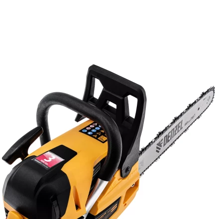 Пила цепная бензиновая Denzel DS-4516, шина 40 см, 45 см3, 2,5 л.с, шаг 0,325, паз 1,5 мм, 64 звена 95236 купить в Нижневартовске