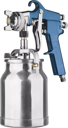 Пистолет ЗУБР "ЭКСПЕРТ" краскораспылительный, с нижним бачком 1000мл, расход воздуха 310л/мин, 1,8мм 06451 купить в Нижневартовске