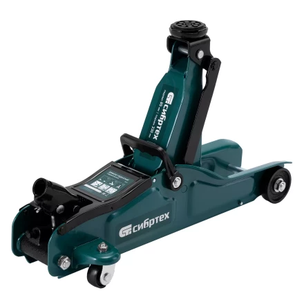 Домкрат гидравлический подкатной Сибртех 50831, 2 т, 85-330 мм, низкий подхват, в пласт. кейсе купить в Нижневартовске