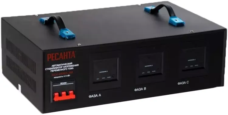 Стабилизатор трехфазный РЕСАНТА АСН-4500/3 купить в Нижневартовске