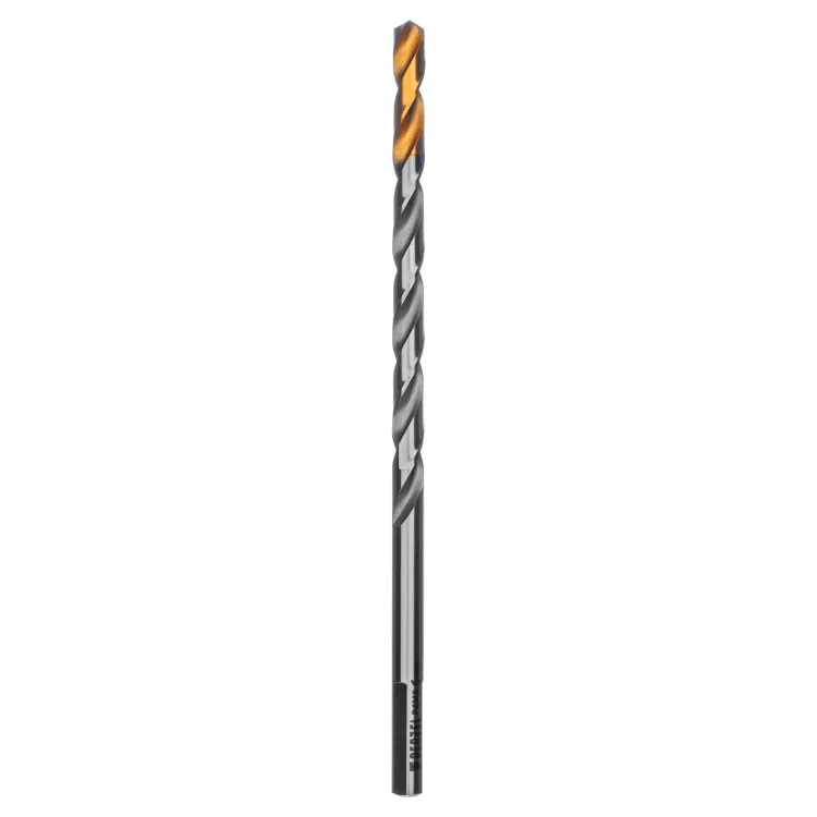 Сверло спиральное по металлу Denzel 6 х 139 мм, Р6М5, Golden Tip, удлиненное, 718256 купить в Нижневартовске