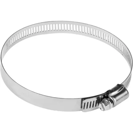 Хомуты ЗУБР &quot;ЭКСПЕРТ&quot;, нерж. сталь, просечная лента 12 мм, 91-114 мм, 50 шт 37815-091-114-50 купить в Нижневартовске