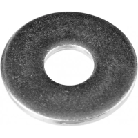 Шайба ЗУБР кузовная, DIN 9021, оцинкованная,  10 мм, ТФ6, 4 шт. 4-303826-10