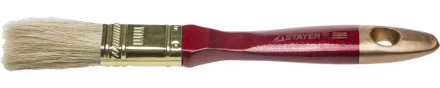 Кисть плоская STAYER "UNIVERSAL-PROFI", светлая натуральная щетина, деревянная ручка, 20мм 0104-020 купить в Нижневартовске