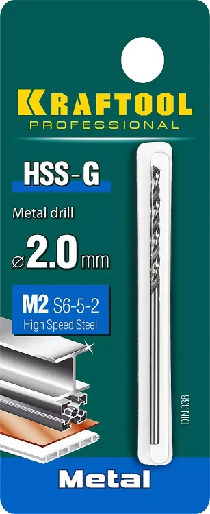 Сверла по металлу HSS-G Оберон 29651-2 купить в Нижневартовске