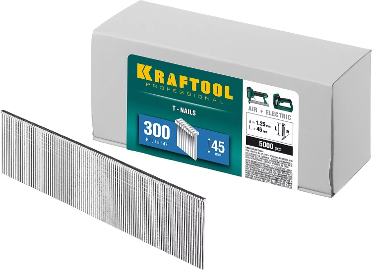 Гвозди тип 18GA (47 / 300 / F) 5000 шт 31785-45 купить в Нижневартовске