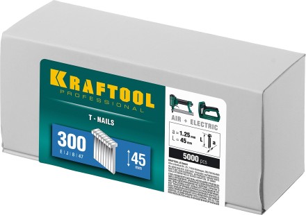 Гвозди тип 18GA (47 / 300 / F) 5000 шт 31785-45 купить в Нижневартовске