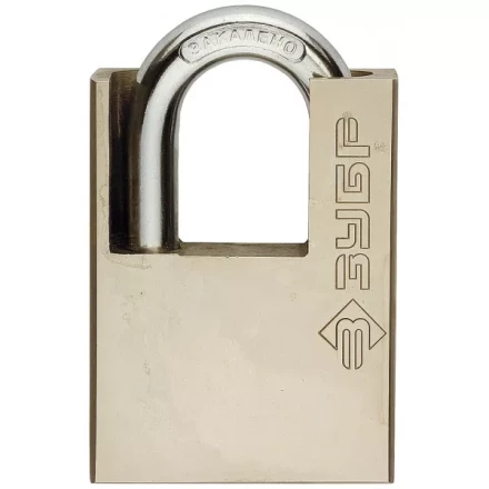 Замок навесной ЗУБР "серия 223" с защитой дужки, 60мм 4-37223-60 купить в Нижневартовске