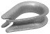 Коуш DIN 6899, оцинкованный, 3мм, 2 шт, ЗУБР Мастер 304496-03 304496-03 купить в Нижневартовске