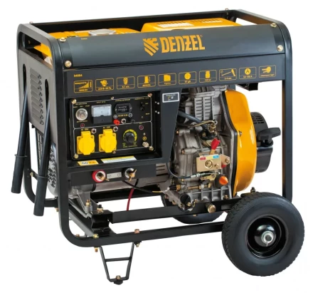 Дизельная сварочная генераторная установка DENZEL DW180Е 94664 купить в Нижневартовске