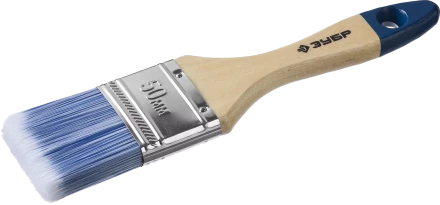 Плоская кисть ЗУБР АКВА 20 мм 3/4? светлая искусственная щетина деревянная ручка для воднодисперсионных и акриловых ЛКМ 4-01007-020 купить в Нижневартовске