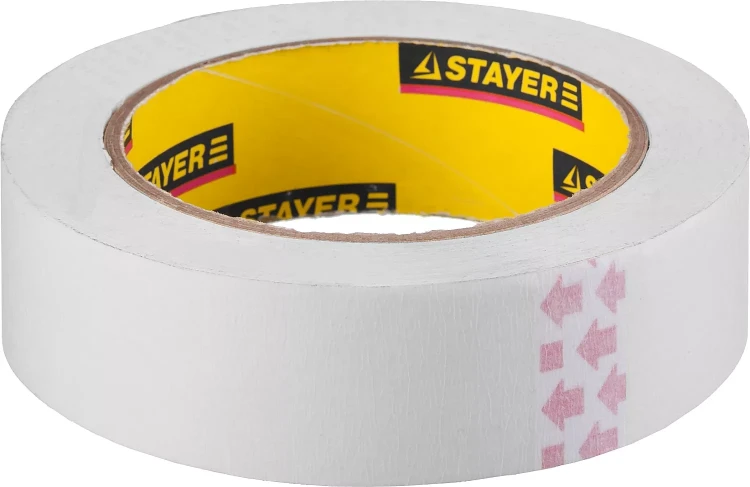 Малярная лента STAYER "MASTER", креповая, 25мм х 40м 1211-25 купить в Нижневартовске