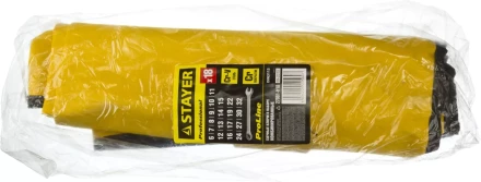 Набор: Ключ STAYER "PROFI" гаечный комбинированный, Cr-V сталь, хромированный, 6-32мм, 18шт 27081-H18 купить в Нижневартовске