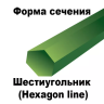 Леска для триммера HEXAGON LINE (шестиугольник) 1.6MMX15M купить в Нижневартовске