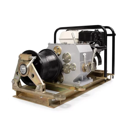 Лебедка тяговая автономная КВТ ЛТА-3 с бензиновым приводом, 3 т (88396) купить в Нижневартовске