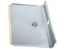 Лопата тротуарная 500х 400х 1,5 мм без черенка алюминиевая метал. окантовка СИБРТЕХ Россия 61542