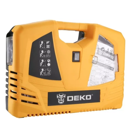 Компрессор безмасляный DEKO 180 с набором из 6 инструментов, 009-0100 купить в Нижневартовске