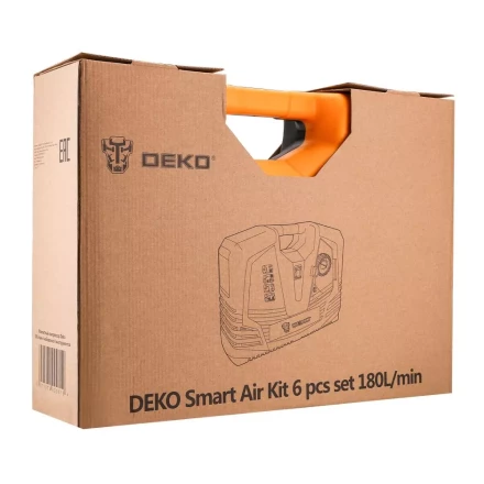 Компрессор безмасляный DEKO 180 с набором из 6 инструментов, 009-0100 купить в Нижневартовске