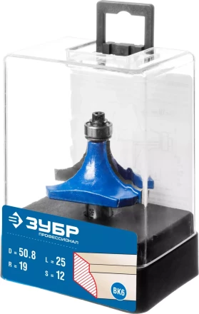 ЗУБР 50.8 x 25 мм, радиус 19 мм, фреза кромочная калевочная №1, Профессионал (28701-50.8) купить в Нижневартовске