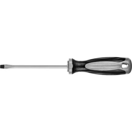 Отвертка MIRAX 25095-05-10, закаленный стержень, двухкомпонентная рукоятка, SL5x100мм 25095-05-10 купить в Нижневартовске