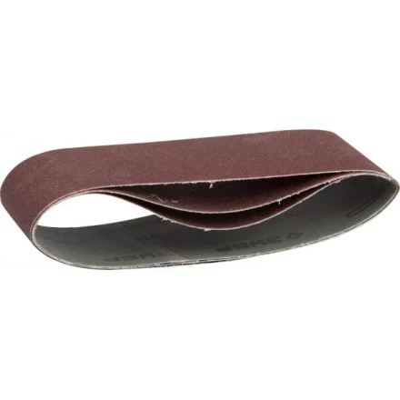 Лента шлифовальная бесконечная ЗУБР &quot;МАСТЕР&quot; на тканевой основе, для ЛШМ, P120, 75х533мм, 3шт 35542-120 купить в Нижневартовске