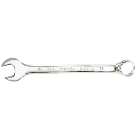 Ключ комбинированный 25 мм CrV полированный хром MATRIX 15170 купить в Нижневартовске
