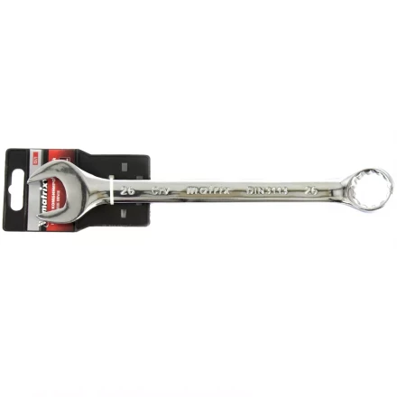 Ключ комбинированный 25 мм CrV полированный хром MATRIX 15170 купить в Нижневартовске