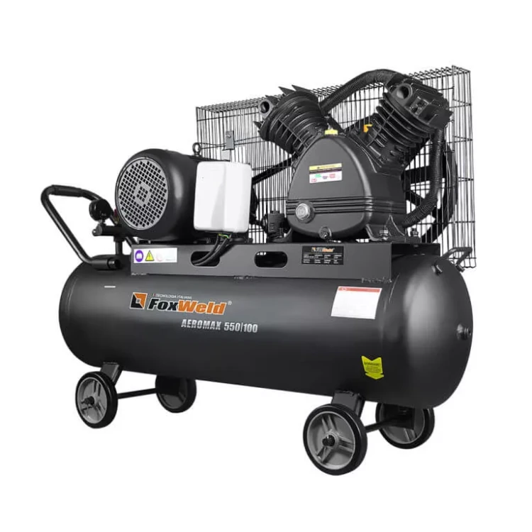Компрессор масляный ременной AEROMAX 550/100 FoxWeld купить в Нижневартовске