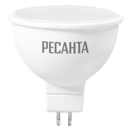 Лампа светодиодная РЕСАНТА LL-R-MR16-7W-230-4K-GU5.3 76/1/24 купить в Нижневартовске