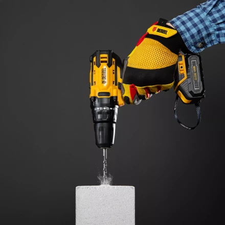 Дрель-шуруповерт аккумуляторная CDL-12-01CB, Li-Ion, 12 В, 1 акк.// Denzel 26104 купить в Нижневартовске