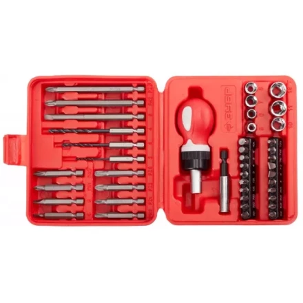 Набор ЗУБР "МАСТЕР" отвертка реверсивная в комплекте с насадками, в боксе, 43 предмета 25420-H43 купить в Нижневартовске